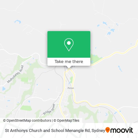 St Anthonys Church and School Menangle Rd map