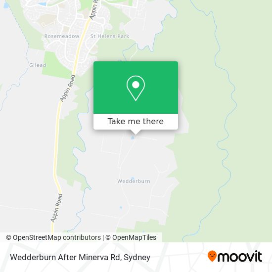 Wedderburn After Minerva Rd map