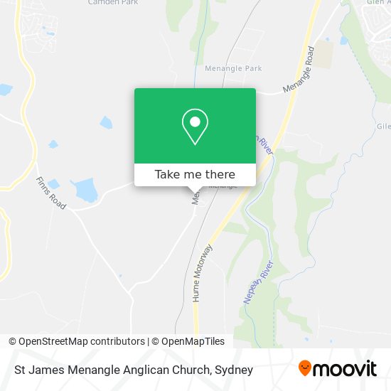 Mapa St James Menangle Anglican Church