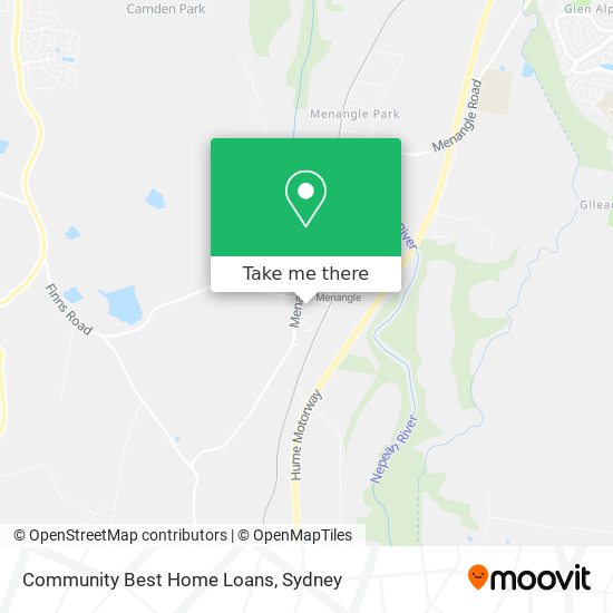 Community Best Home Loans map