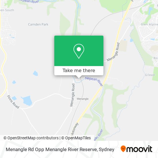 Mapa Menangle Rd Opp Menangle River Reserve