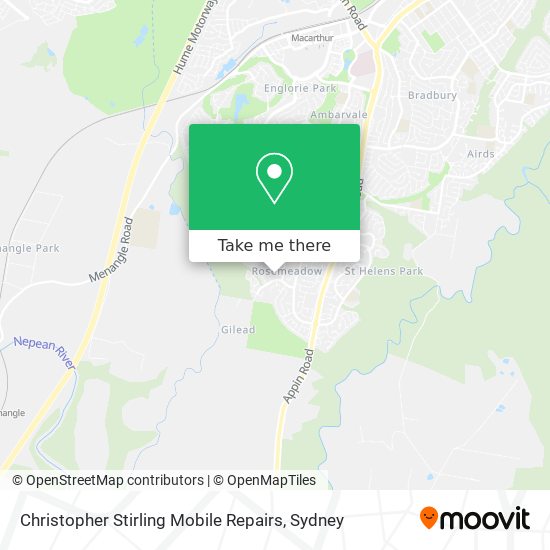 Christopher Stirling Mobile Repairs map