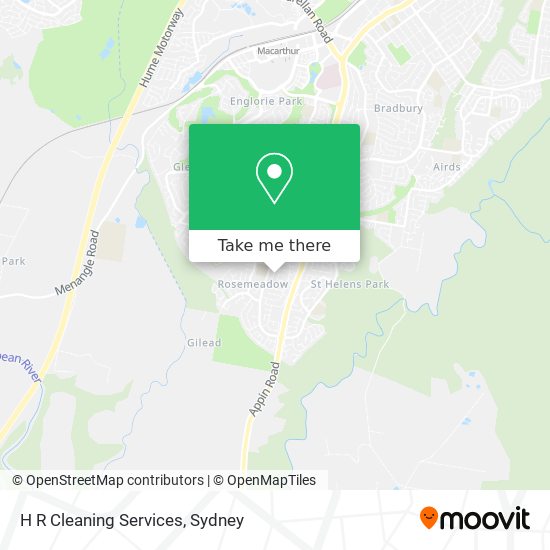 H R Cleaning Services map