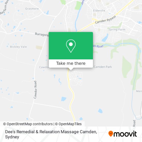 Dee's Remedial & Relaxation Massage Camden map
