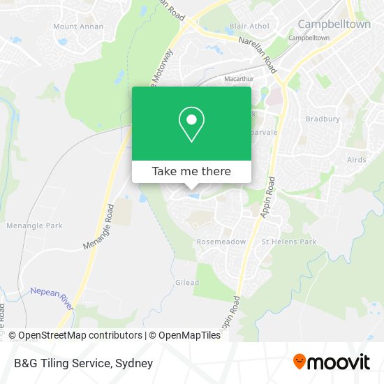 B&G Tiling Service map