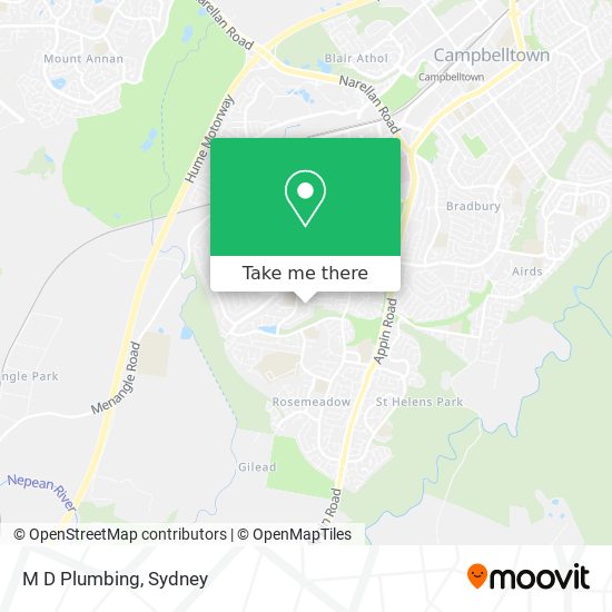 M D Plumbing map