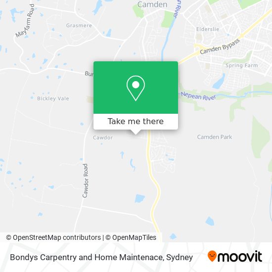 Mapa Bondys Carpentry and Home Maintenace