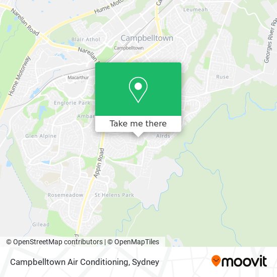 Mapa Campbelltown Air Conditioning