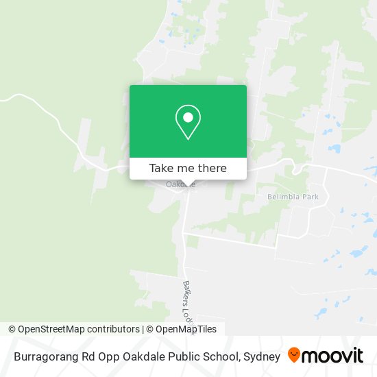 Burragorang Rd Opp Oakdale Public School map