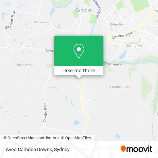 Aveo Camden Downs map