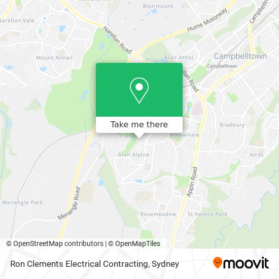 Ron Clements Electrical Contracting map