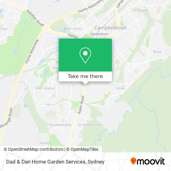 Mapa Dad & Dan Home Garden Services