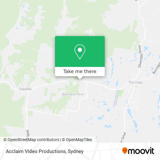 Acclaim Video Productions map
