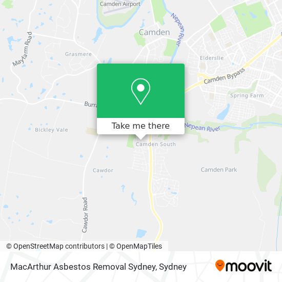 MacArthur Asbestos Removal Sydney map