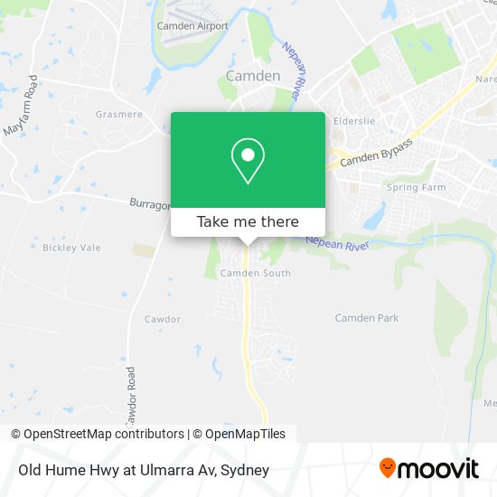 Old Hume Hwy at Ulmarra Av map