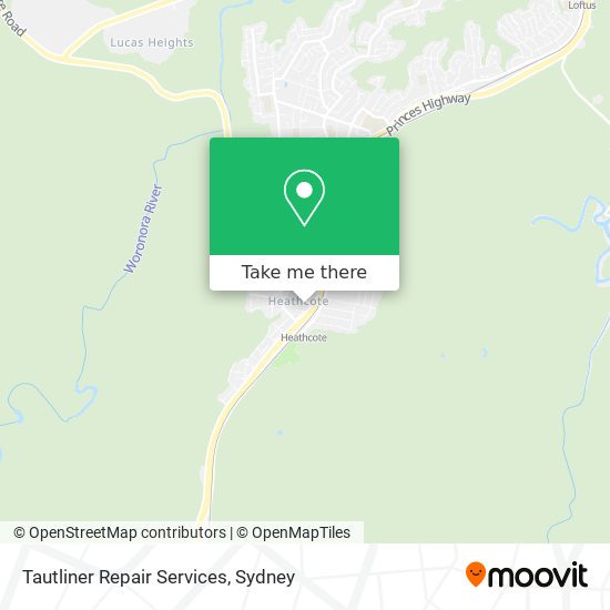 Tautliner Repair Services map