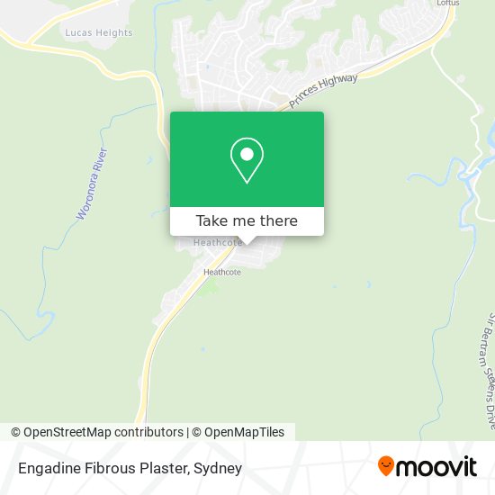 Engadine Fibrous Plaster map