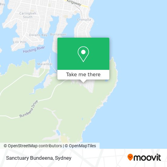 Sanctuary Bundeena map