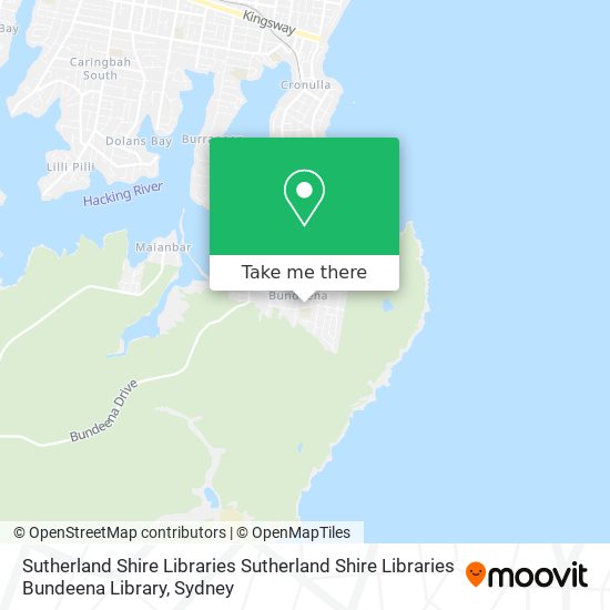 Sutherland Shire Libraries Sutherland Shire Libraries Bundeena Library map