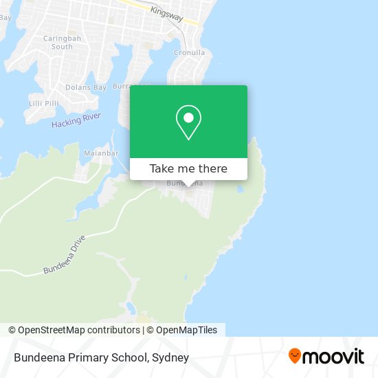 Bundeena Primary School map