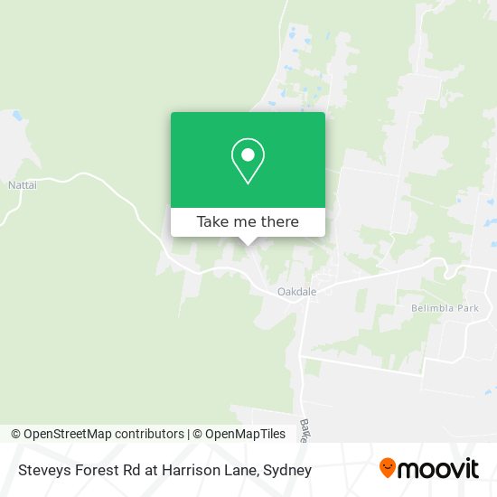 Steveys Forest Rd at Harrison Lane map