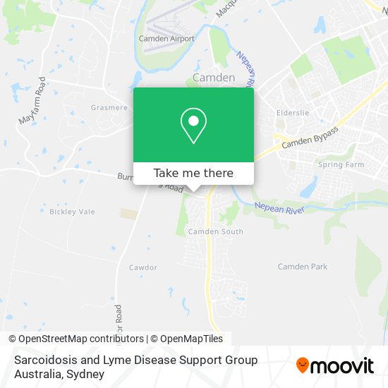 Sarcoidosis and Lyme Disease Support Group Australia map