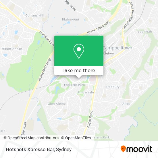 Hotshots Xpresso Bar map