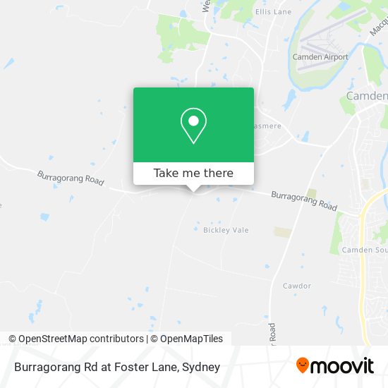 Burragorang Rd at Foster Lane map