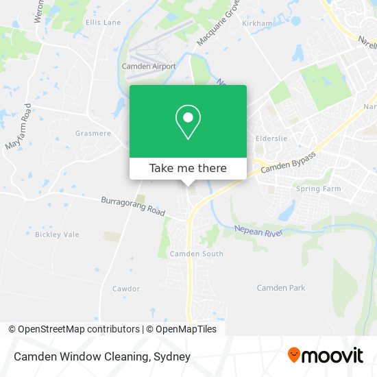 Camden Window Cleaning map