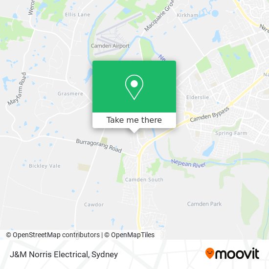 Mapa J&M Norris Electrical