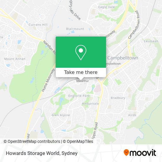 Howards Storage World map