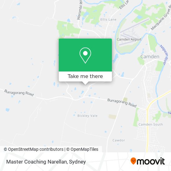 Master Coaching Narellan map