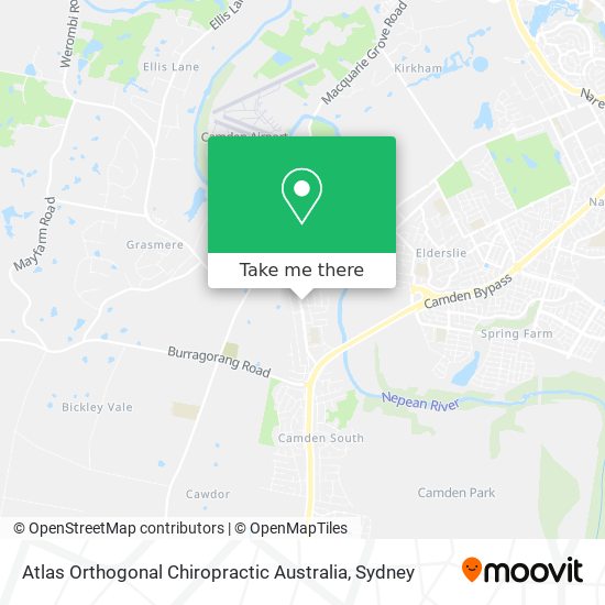 Mapa Atlas Orthogonal Chiropractic Australia