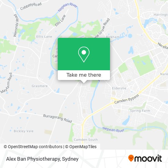 Mapa Alex Ban Physiotherapy