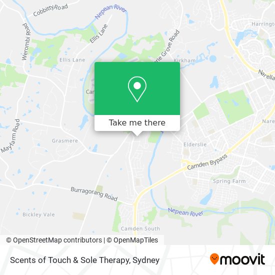 Scents of Touch & Sole Therapy map