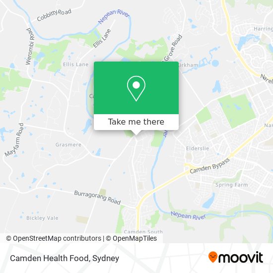 Camden Health Food map