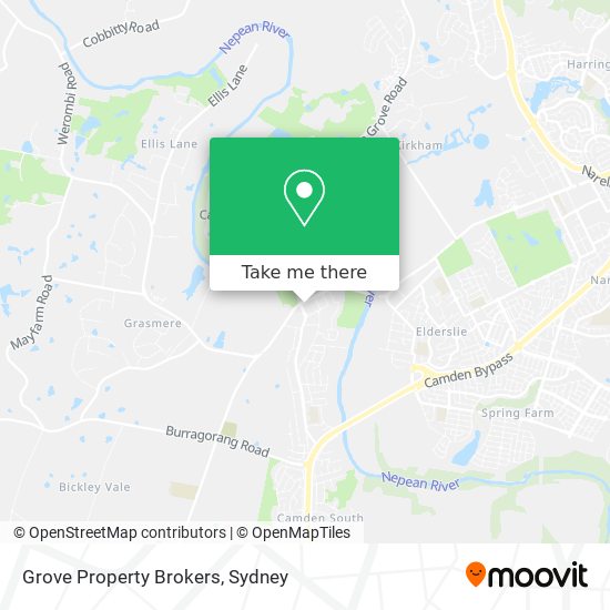 Grove Property Brokers map