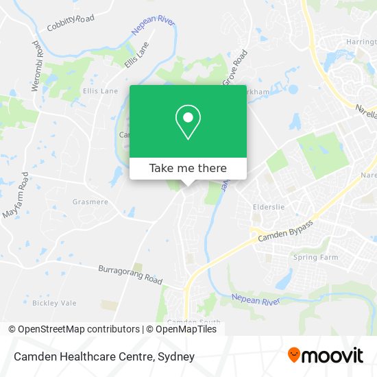 Mapa Camden Healthcare Centre