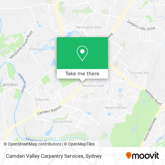 Mapa Camden Valley Carpentry Services