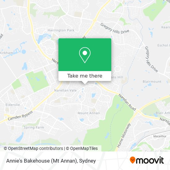 Annie's Bakehouse (Mt Annan) map