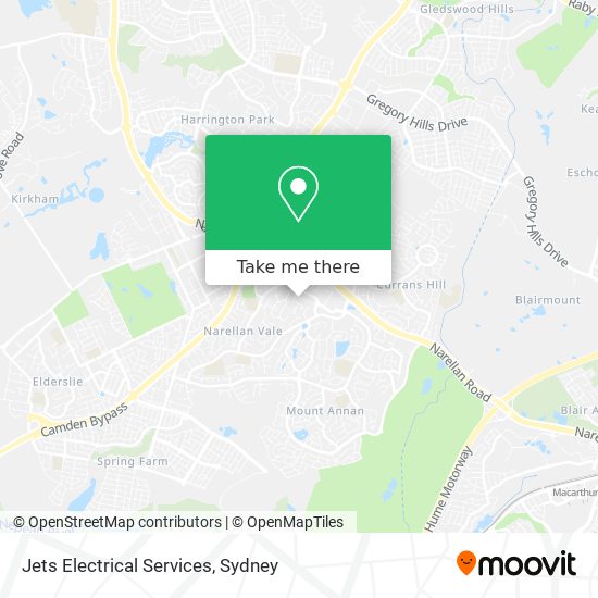 Jets Electrical Services map