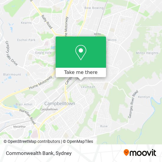 Commonwealth Bank map