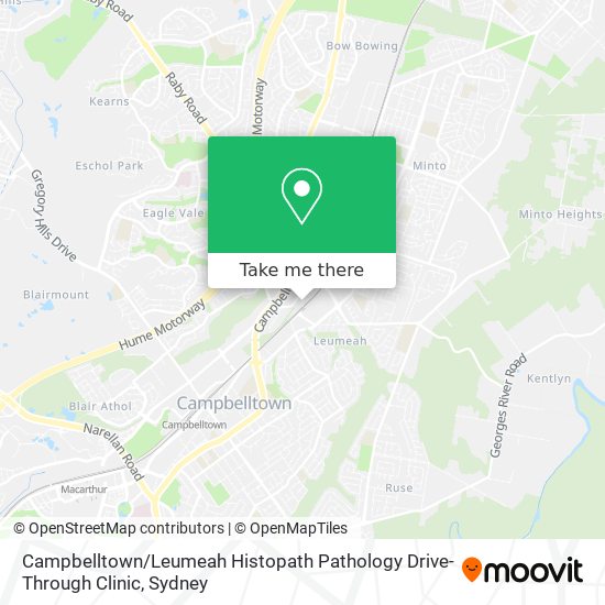 Campbelltown / Leumeah Histopath Pathology Drive-Through Clinic map
