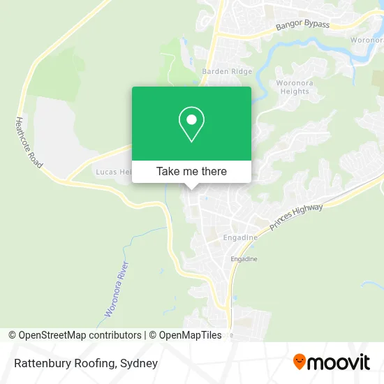 Mapa Rattenbury Roofing