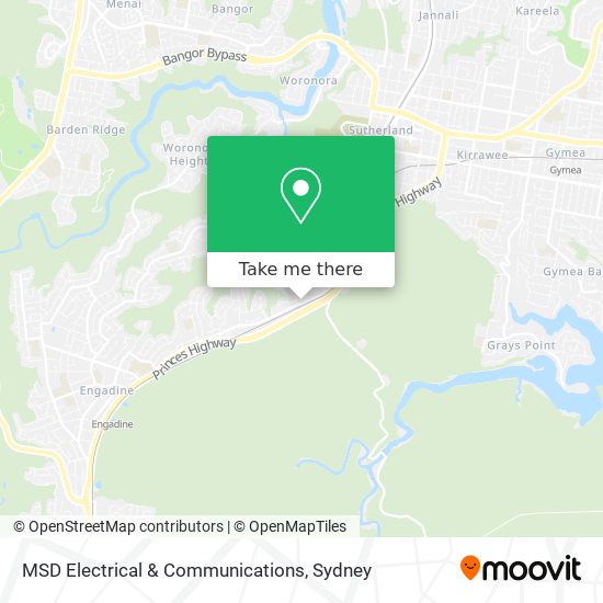 MSD Electrical & Communications map