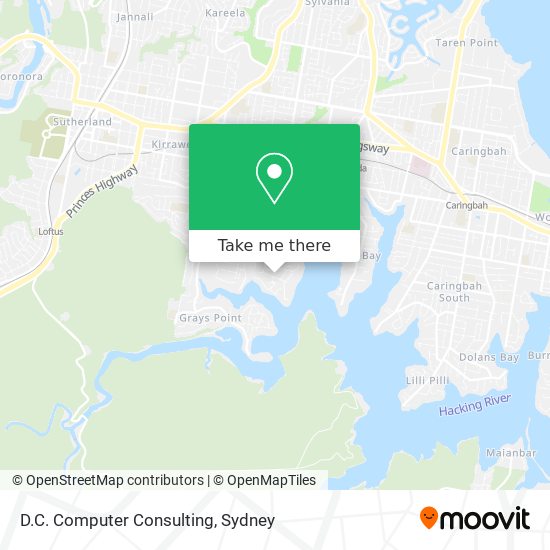 D.C. Computer Consulting map