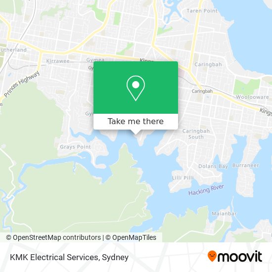 Mapa KMK Electrical Services