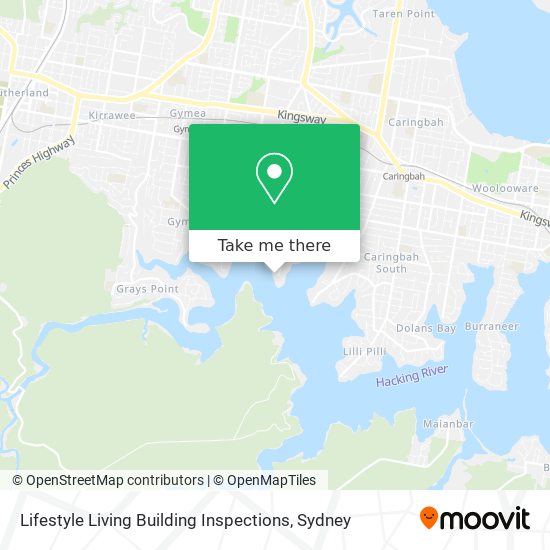 Lifestyle Living Building Inspections map