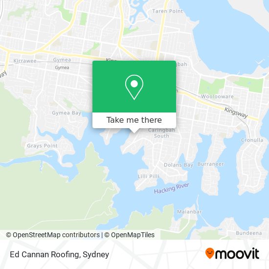 Ed Cannan Roofing map