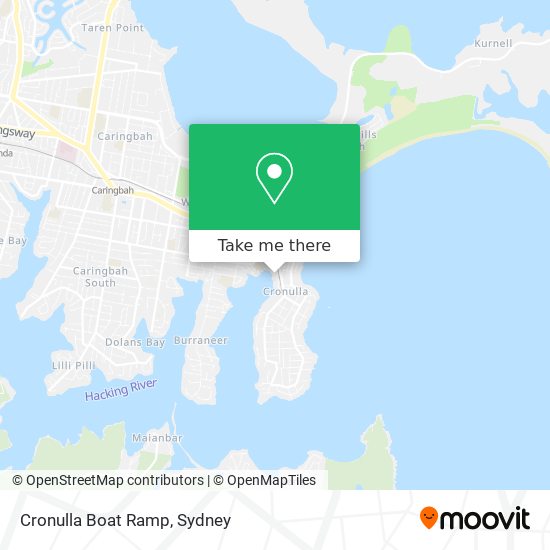 Mapa Cronulla Boat Ramp